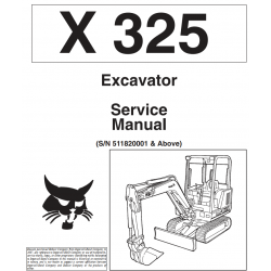 Bobcat X325 - Bobcat X 325 - instrukcje napraw - schematy - DTR - service manuals - Bobcat x325